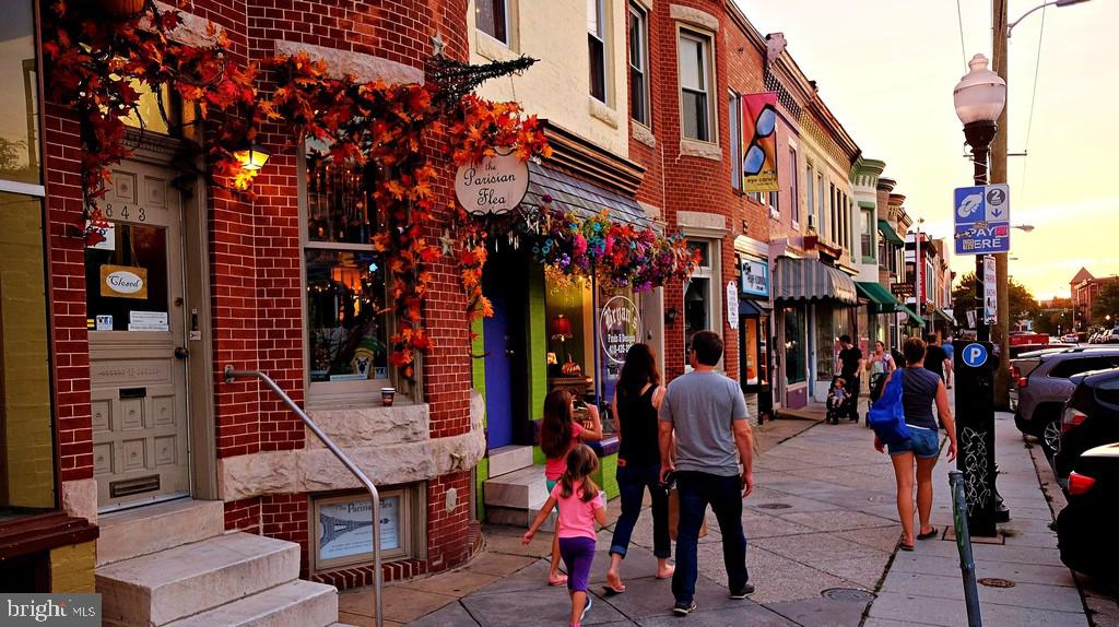 3738 Falls Road Baltimore, MD 21211 - Photo 36 of 39 Hampden Main Street hustle and bustle