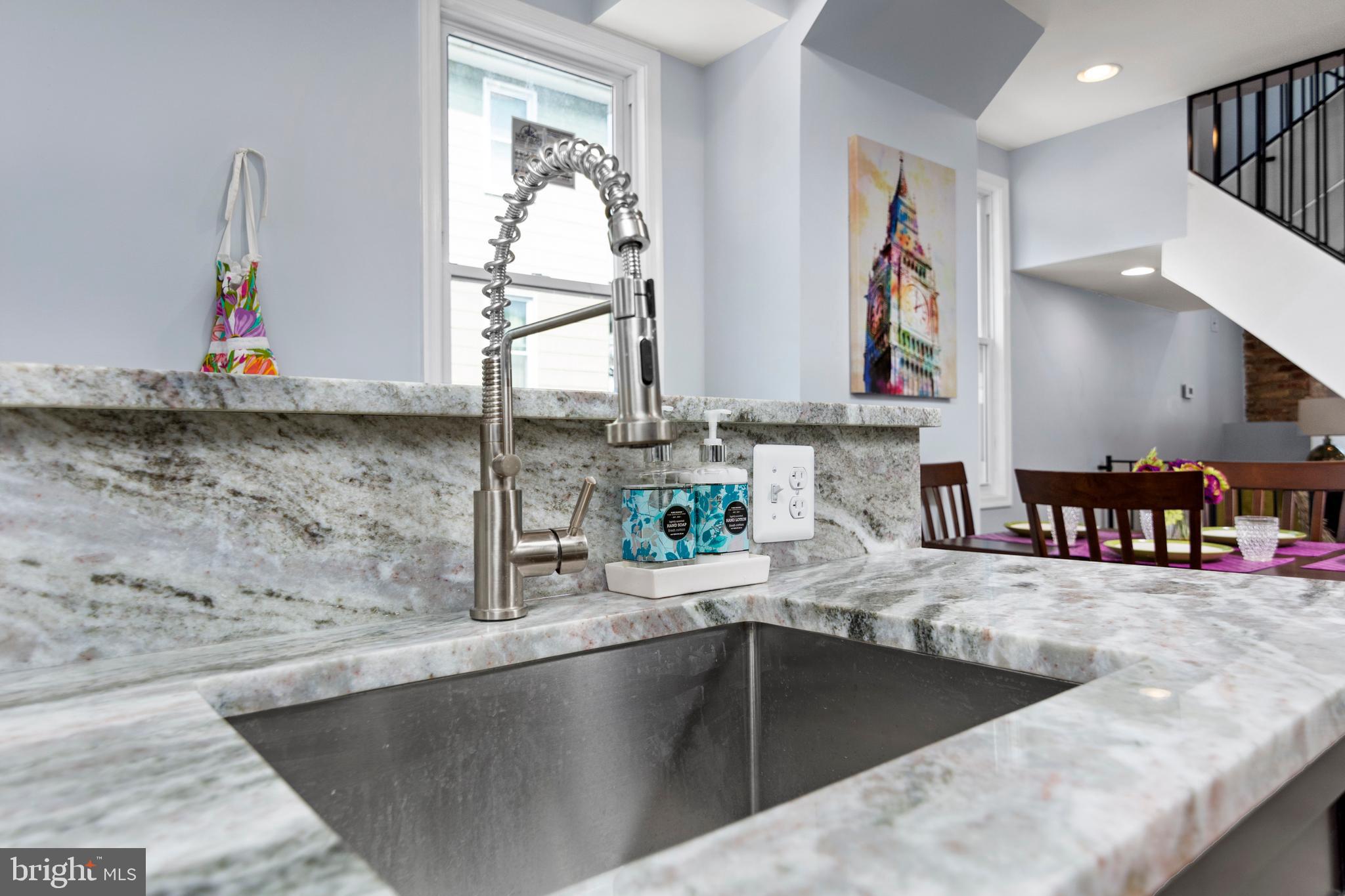 3738 Falls Road Baltimore, MD 21211 - Photo 9 of 39 Deep sink, flexible faucet, garbage disposal