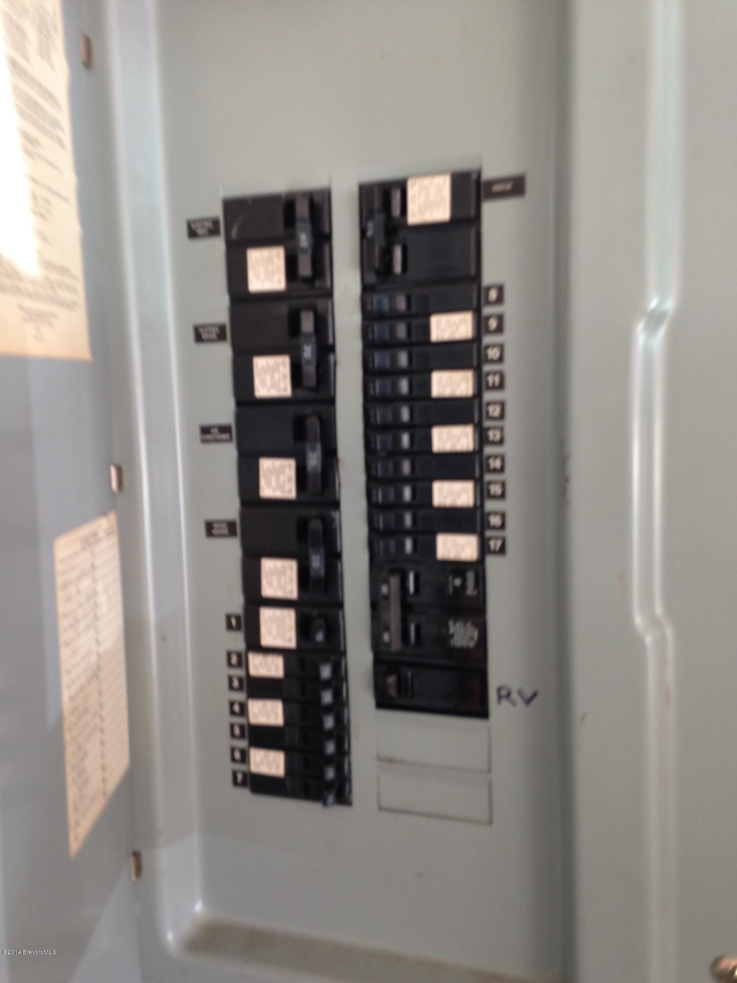 5246 Bridge Road Cocoa, FL 32927 - Photo 43 of 44 BREAKER BOX