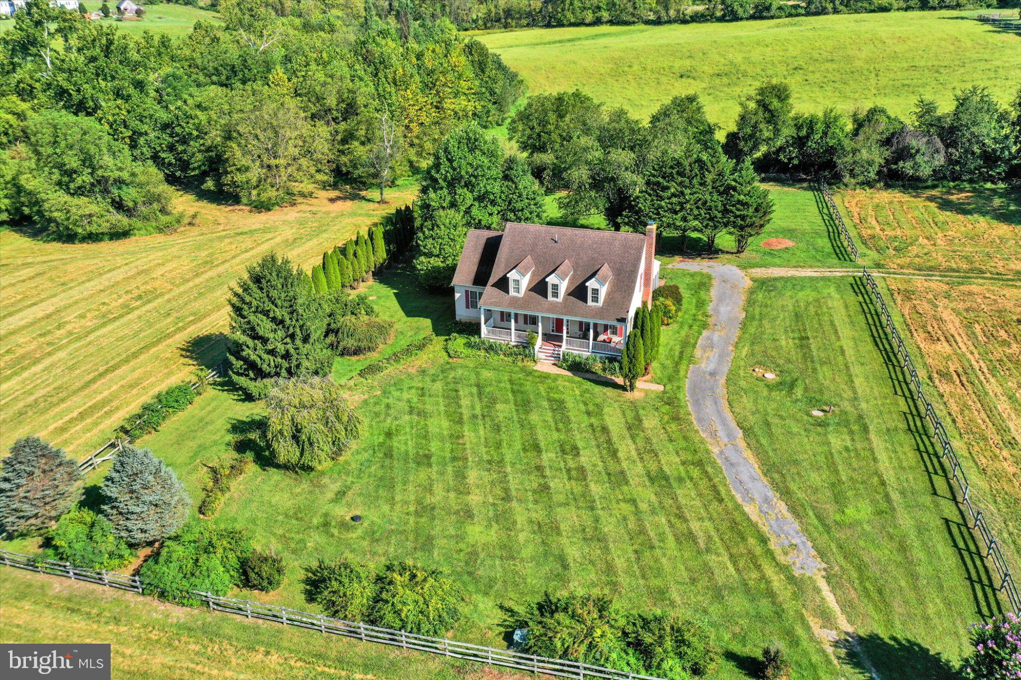 Main house at north west corner of property