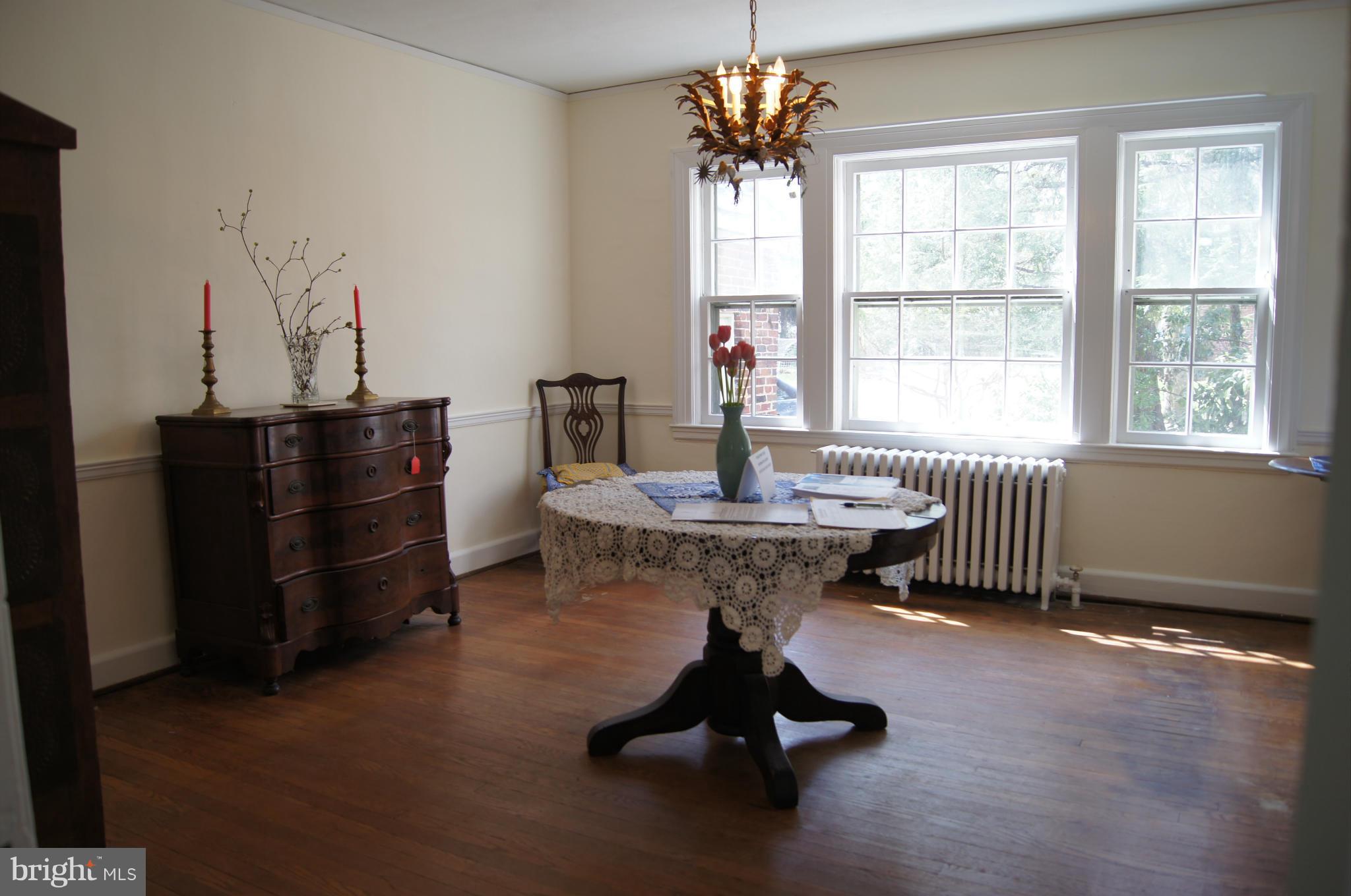 7101 Copeleigh Road Baltimore, MD 21212 - Photo 7 of 30 a view of a dining room with furniture window and outside view