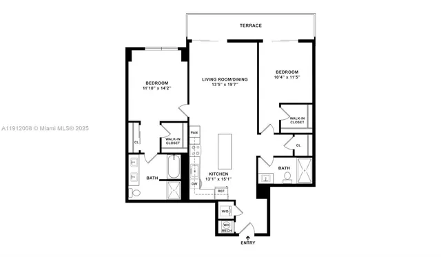 a room with furniture a flat screen tv and a large window