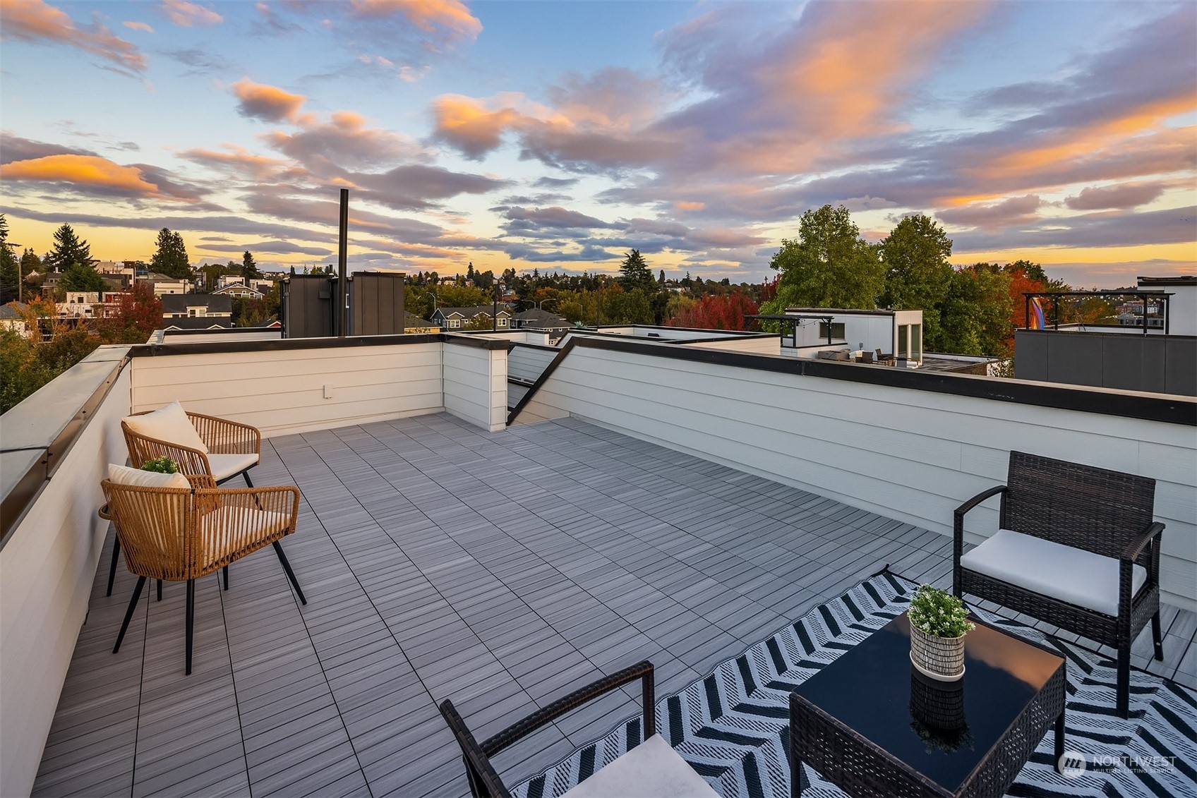 1112 21st Avenue South, Unit A Seattle, WA 98144 - Photo 20 of 27 a view of a terrace with seating area