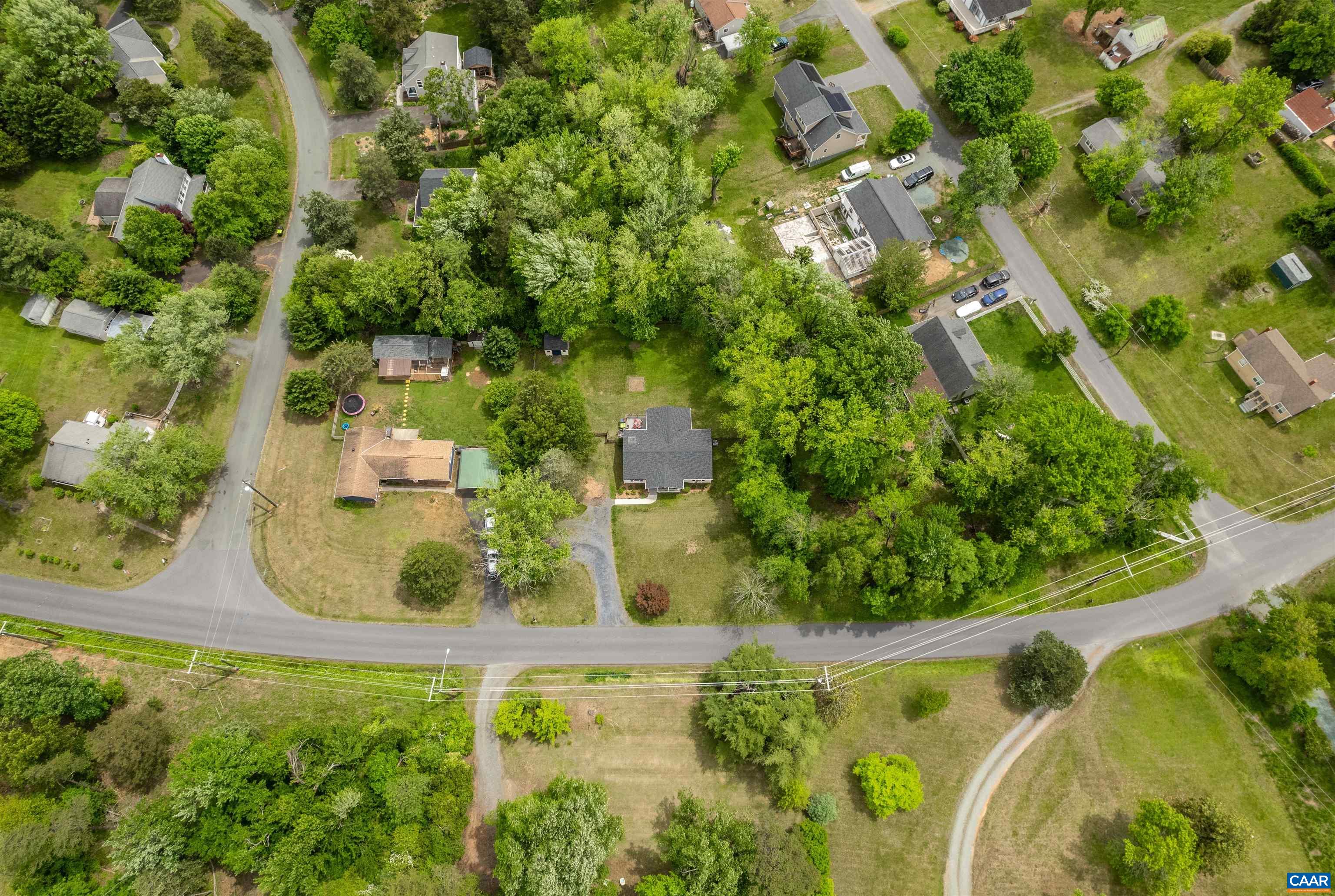 1507 Buck Road Crozet, VA 22932 - Photo 30 of 33 an aerial view of a residential houses with outdoor space and trees all around