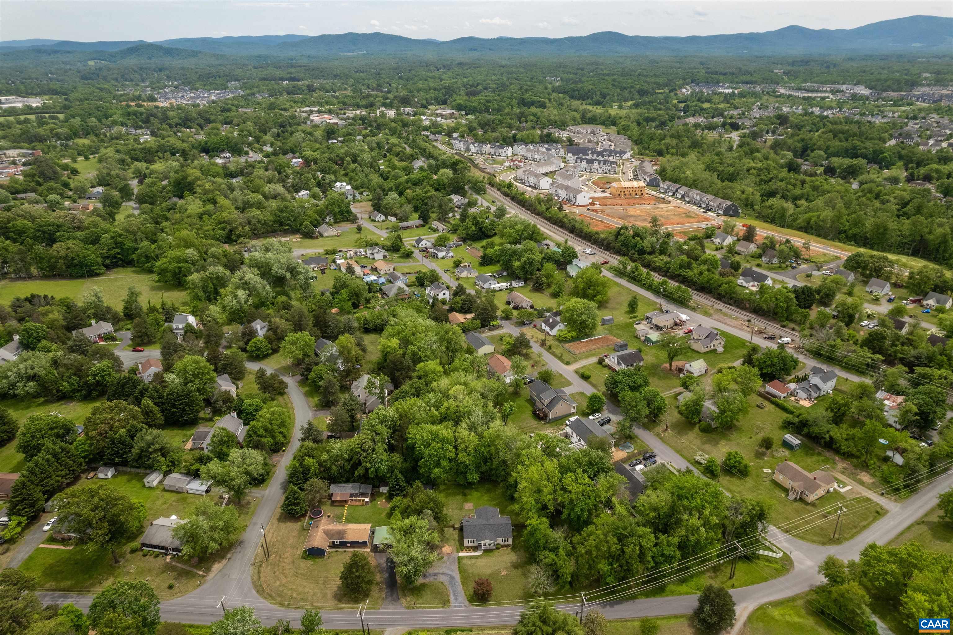 1507 Buck Road Crozet, VA 22932 - Photo 31 of 33 an aerial view of residential houses with outdoor space and trees