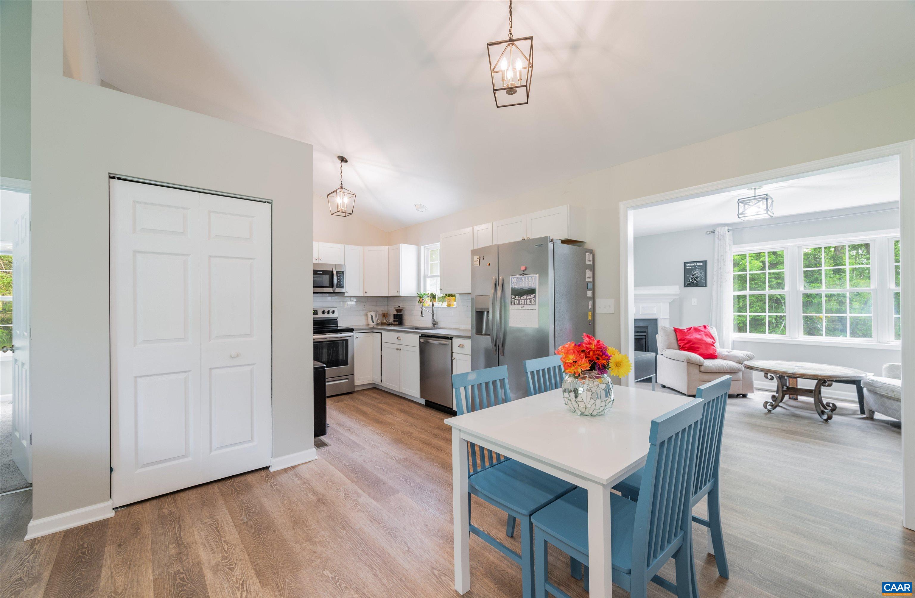 1507 Buck Road Crozet, VA 22932 - Photo 8 of 33 a living room with stainless steel appliances furniture and a kitchen view