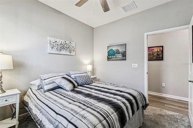 a aerial view of a house