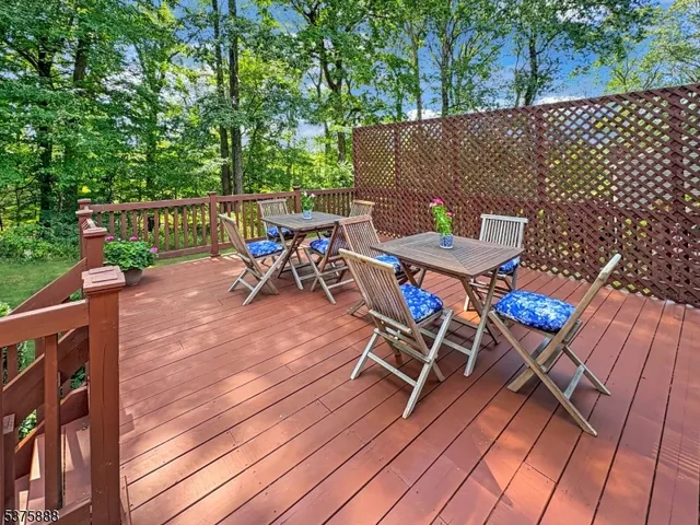 a view of a dinning tables and chairs in the patio