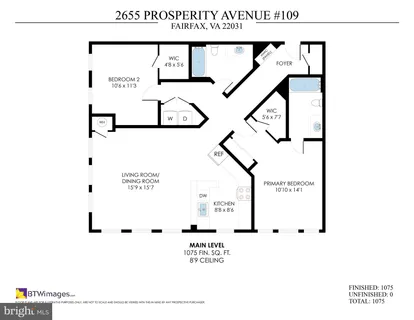 $515,000 | 2655 Prosperity Avenue, Unit 109, Fairfax, VA 22031