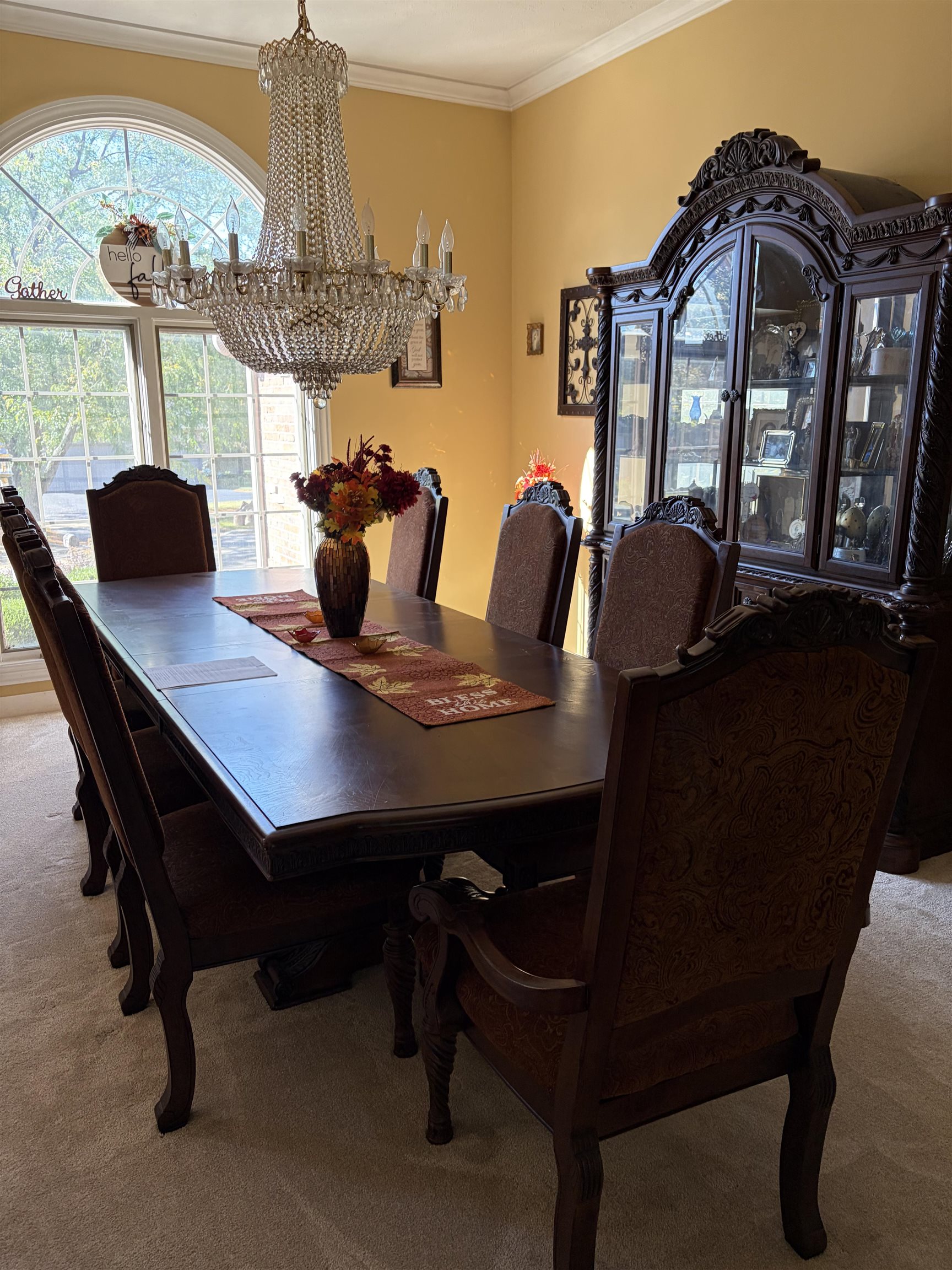 649 Roxbury Road Rockford, IL 61107 - Photo 15 of 19 a view of a dining room with furniture and chandelier