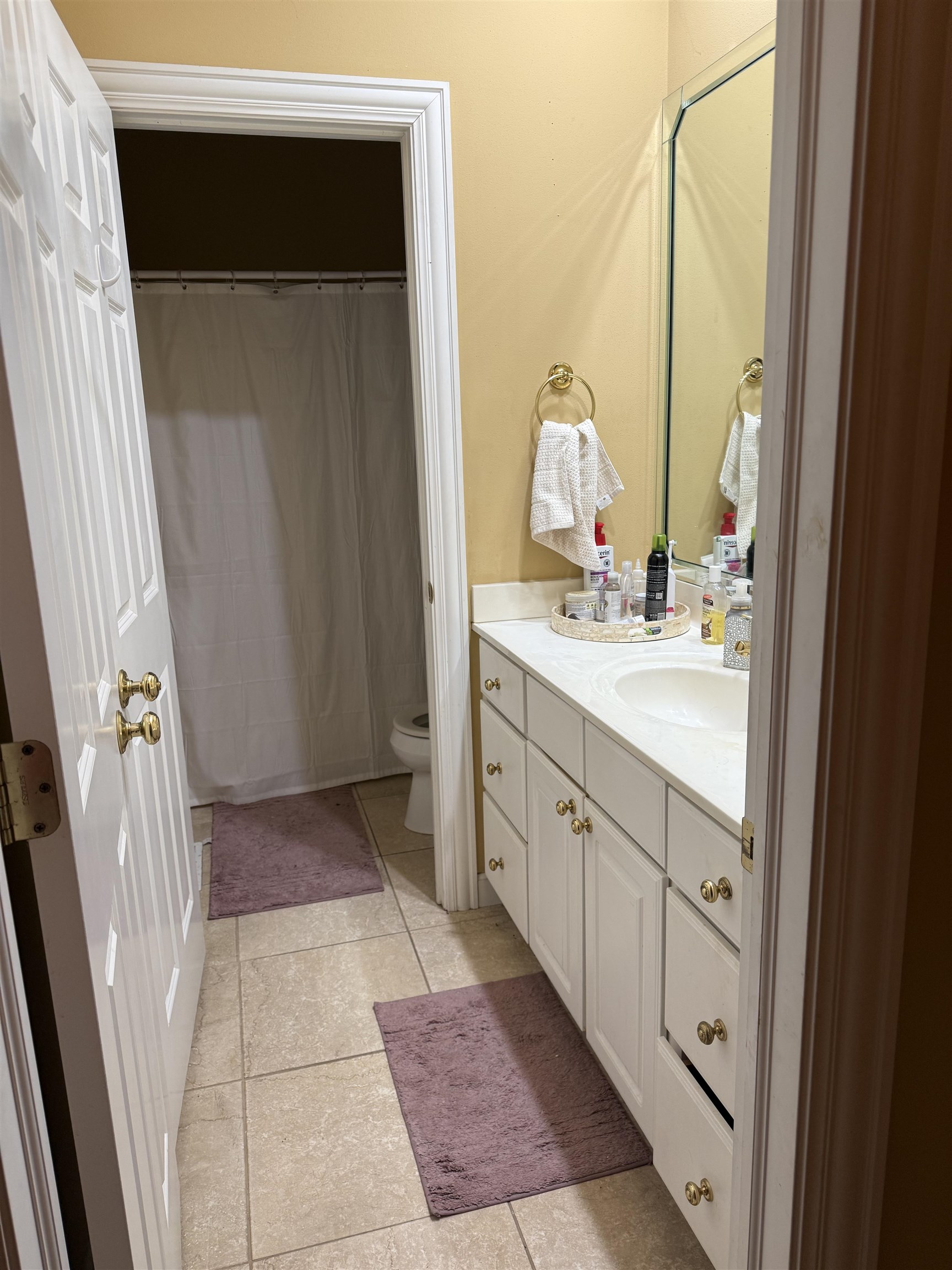 649 Roxbury Road Rockford, IL 61107 - Photo 19 of 19 a bathroom with a double vanity sink and mirror