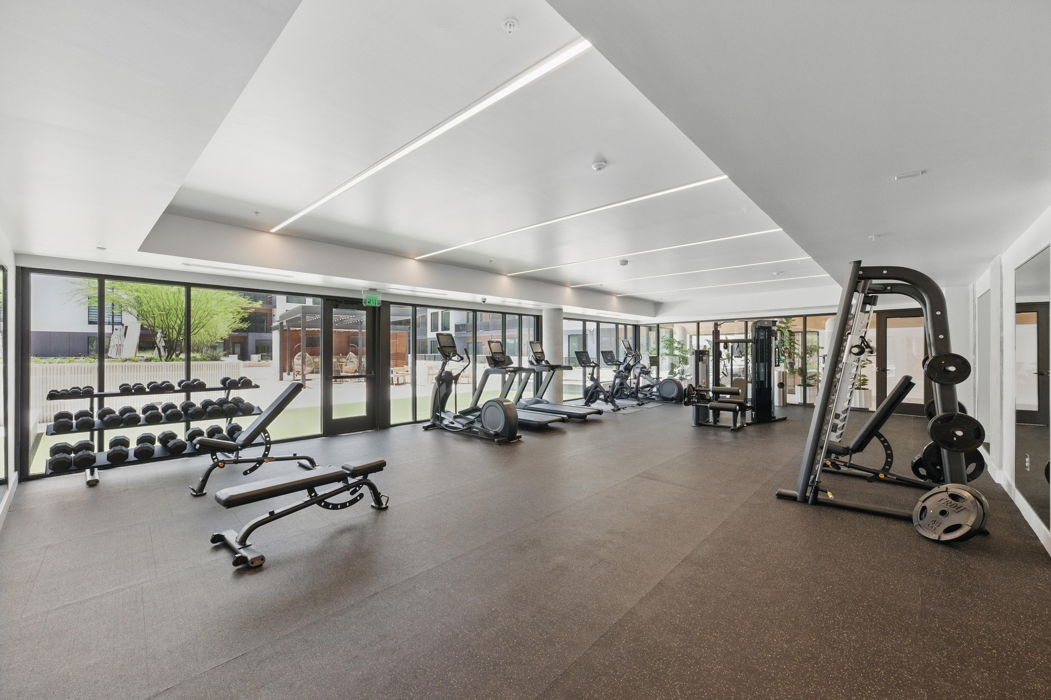 2209 South 1st Street, Unit 321 Austin, TX 78704 - Photo 36 of 40 a view of a room with gym equipment