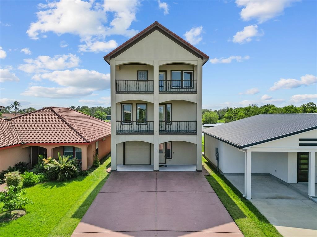 607 28th Street San Leon, TX 77539 - Photo 2 of 44 a view of house and outdoor space with yard
