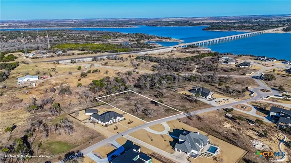 an aerial view of residential house with outdoor space