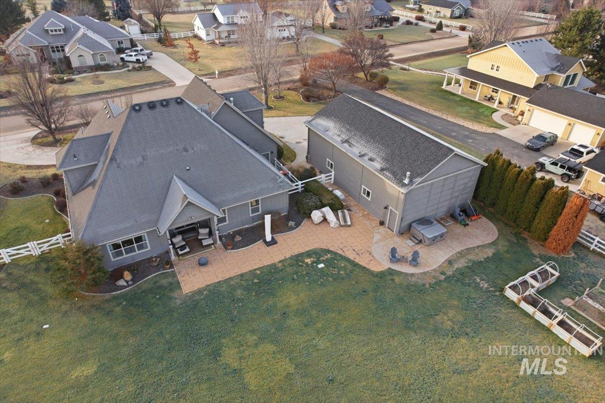 8982 New Castle Drive Middleton, ID 83644 - Photo 37 of 48 Aerial perspective of suburban area