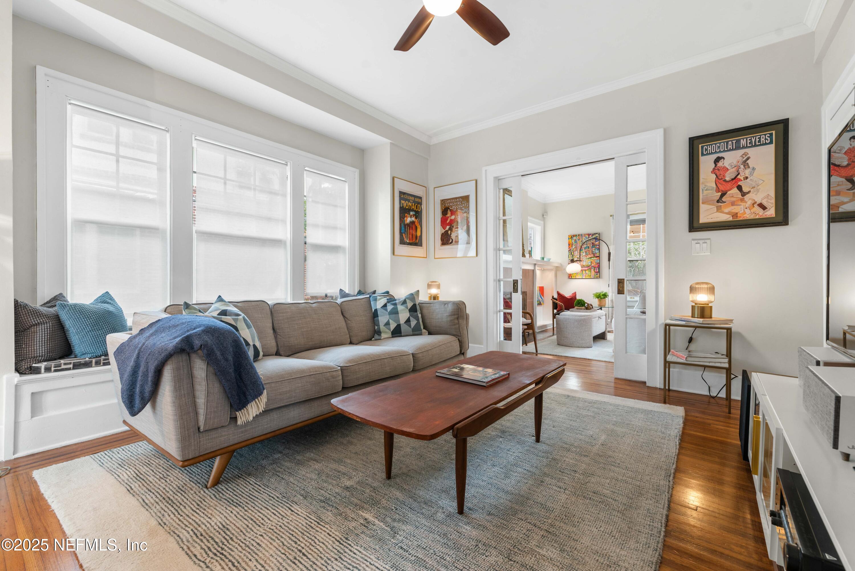 3023 Oak Street Jacksonville, FL 32205 - Photo 16 of 50 a living room with furniture and a large window