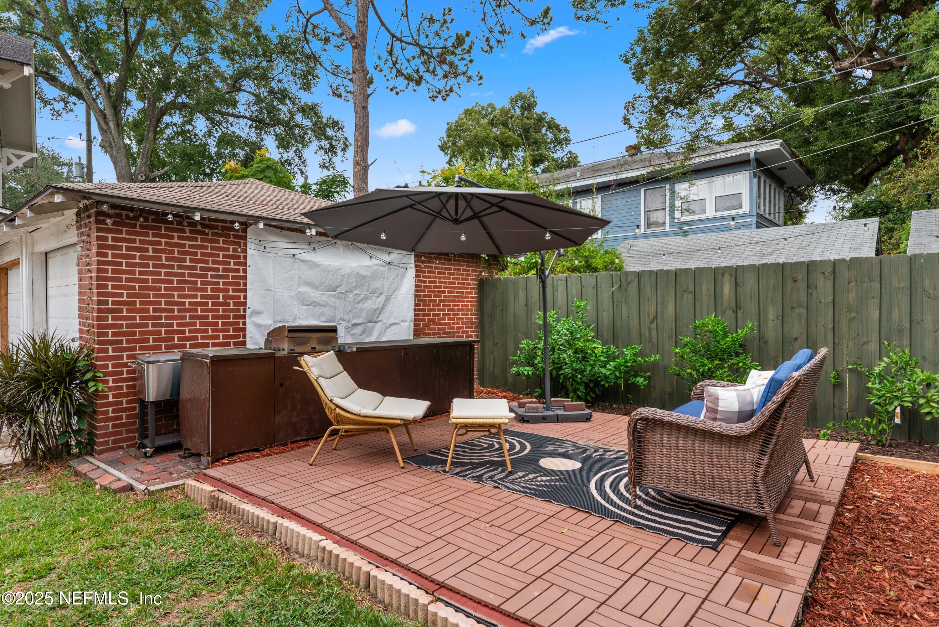 3023 Oak Street Jacksonville, FL 32205 - Photo 45 of 50 a view of a patio with furniture