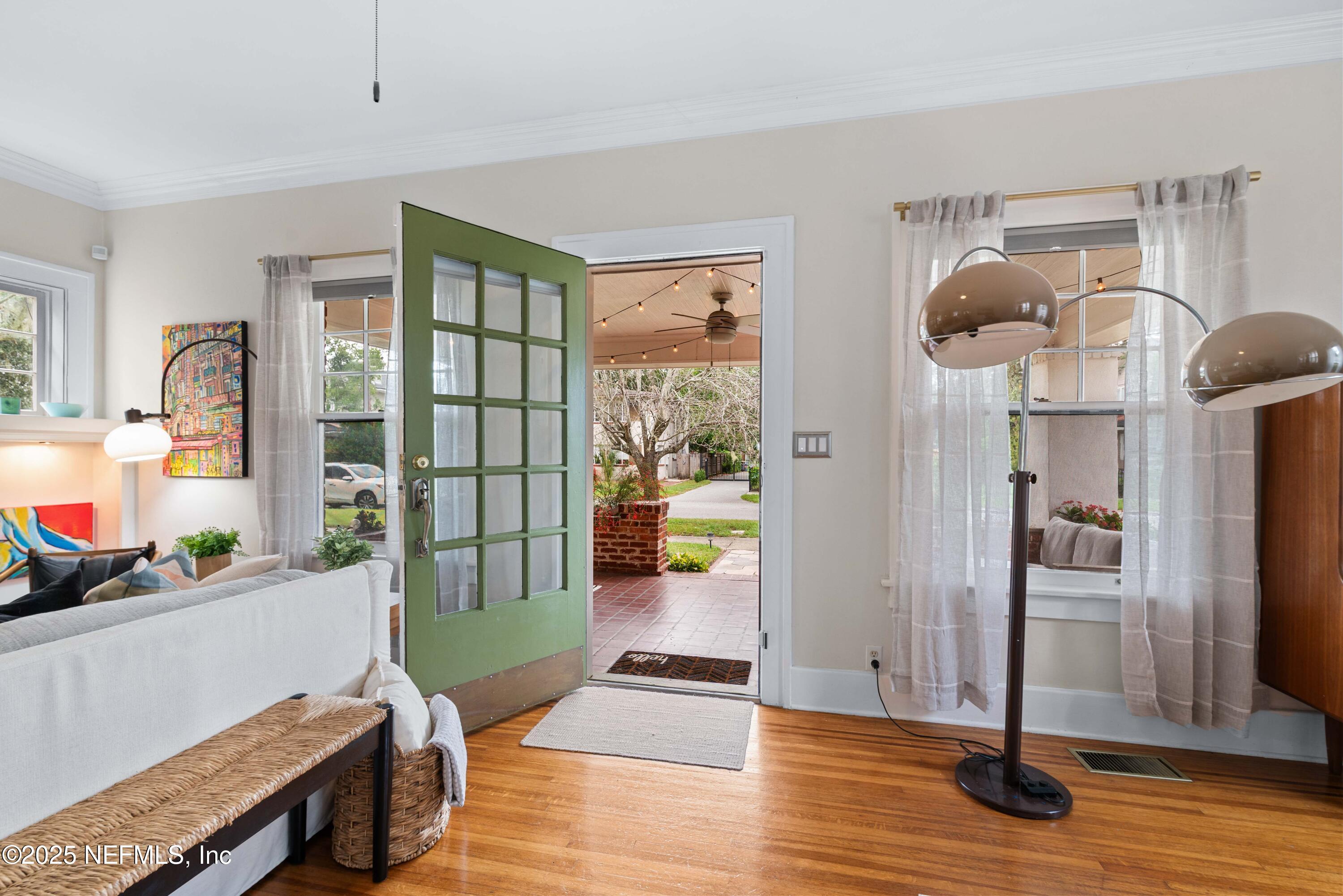 3023 Oak Street Jacksonville, FL 32205 - Photo 7 of 50 a view of a living room and hardwood floor