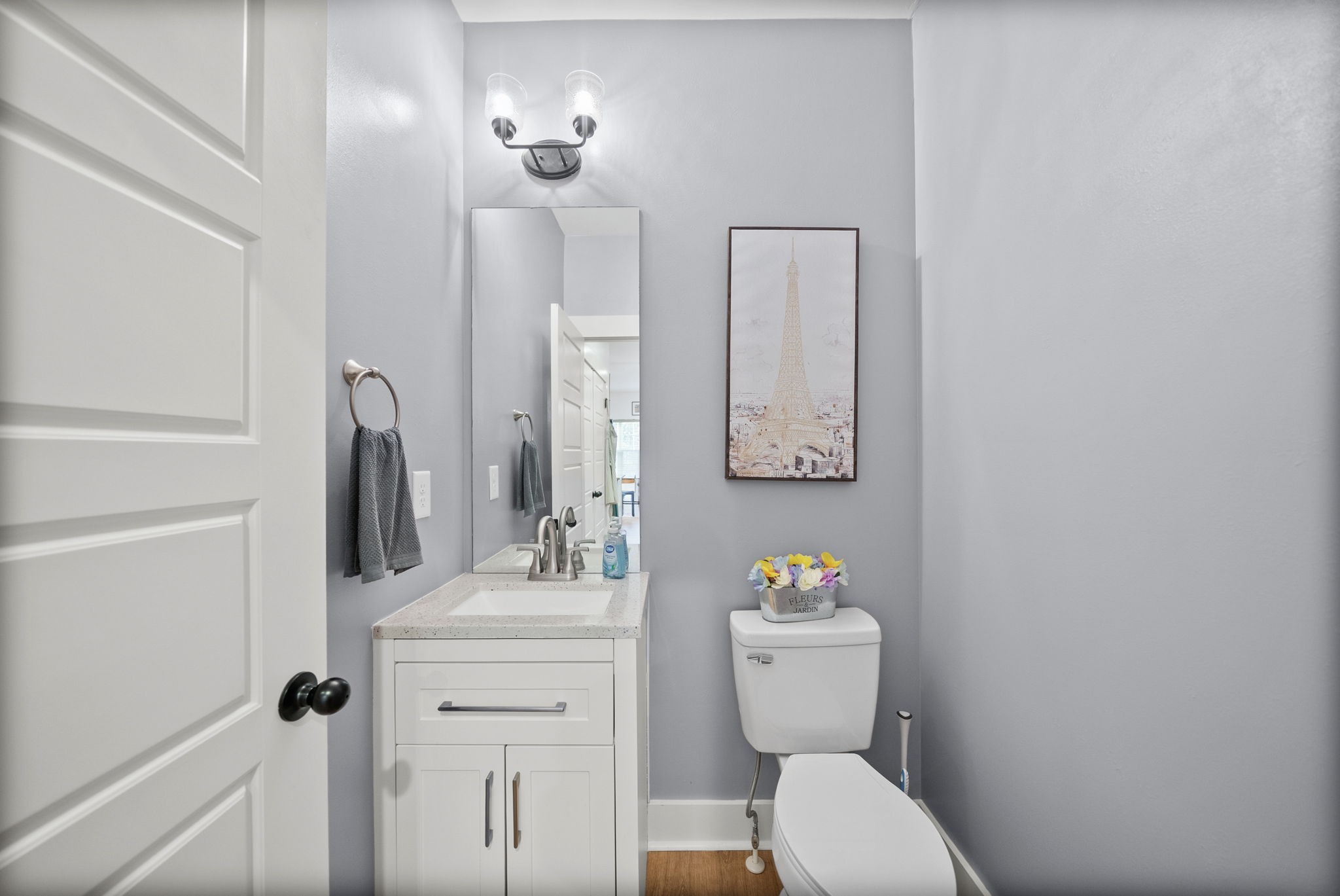 1160 Jonathan Lane Springfield, TN 37172 - Photo 14 of 26 a bathroom with a toilet a sink and mirror