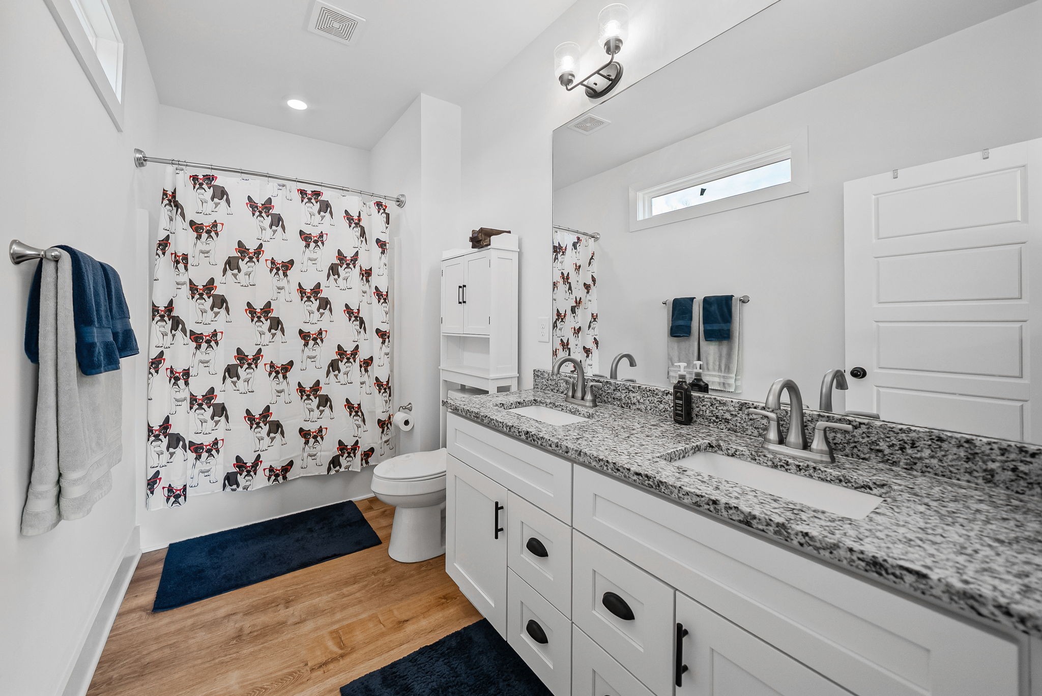 1160 Jonathan Lane Springfield, TN 37172 - Photo 17 of 26 a bathroom with a granite countertop sink and a mirror