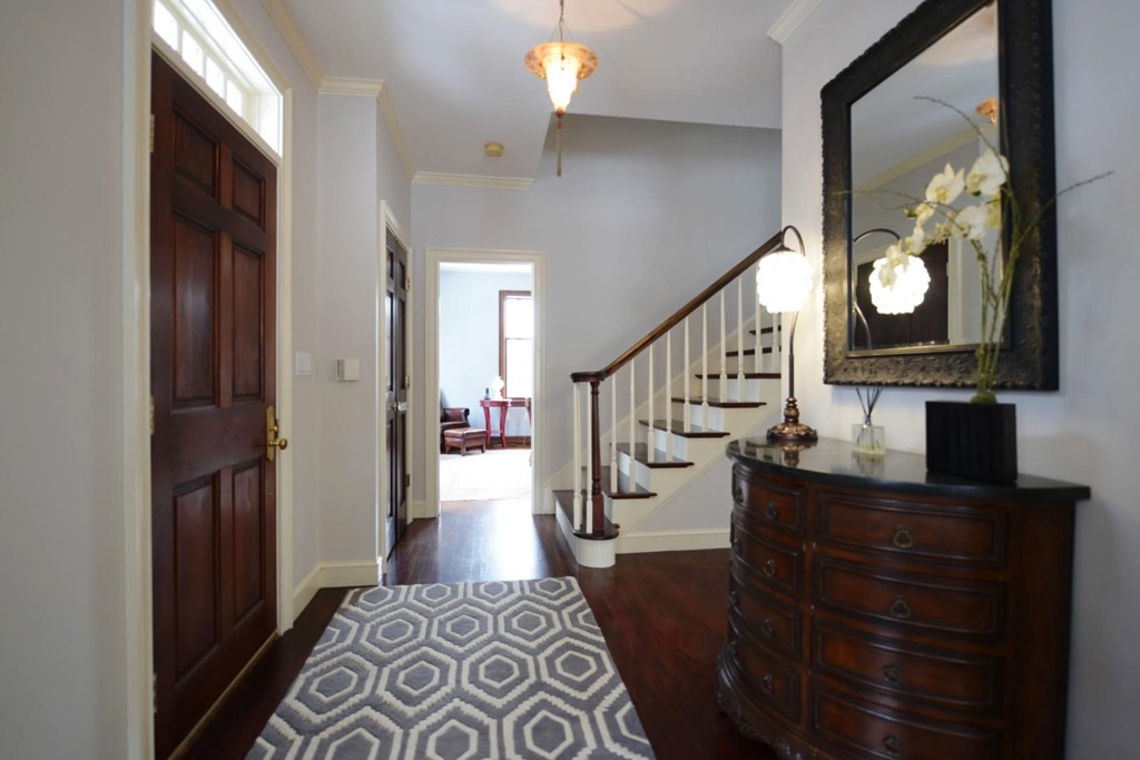 73 Longfellow Road Wellesley, MA 02481 - Photo 2 of 11 a view of entryway and hall with wooden floor