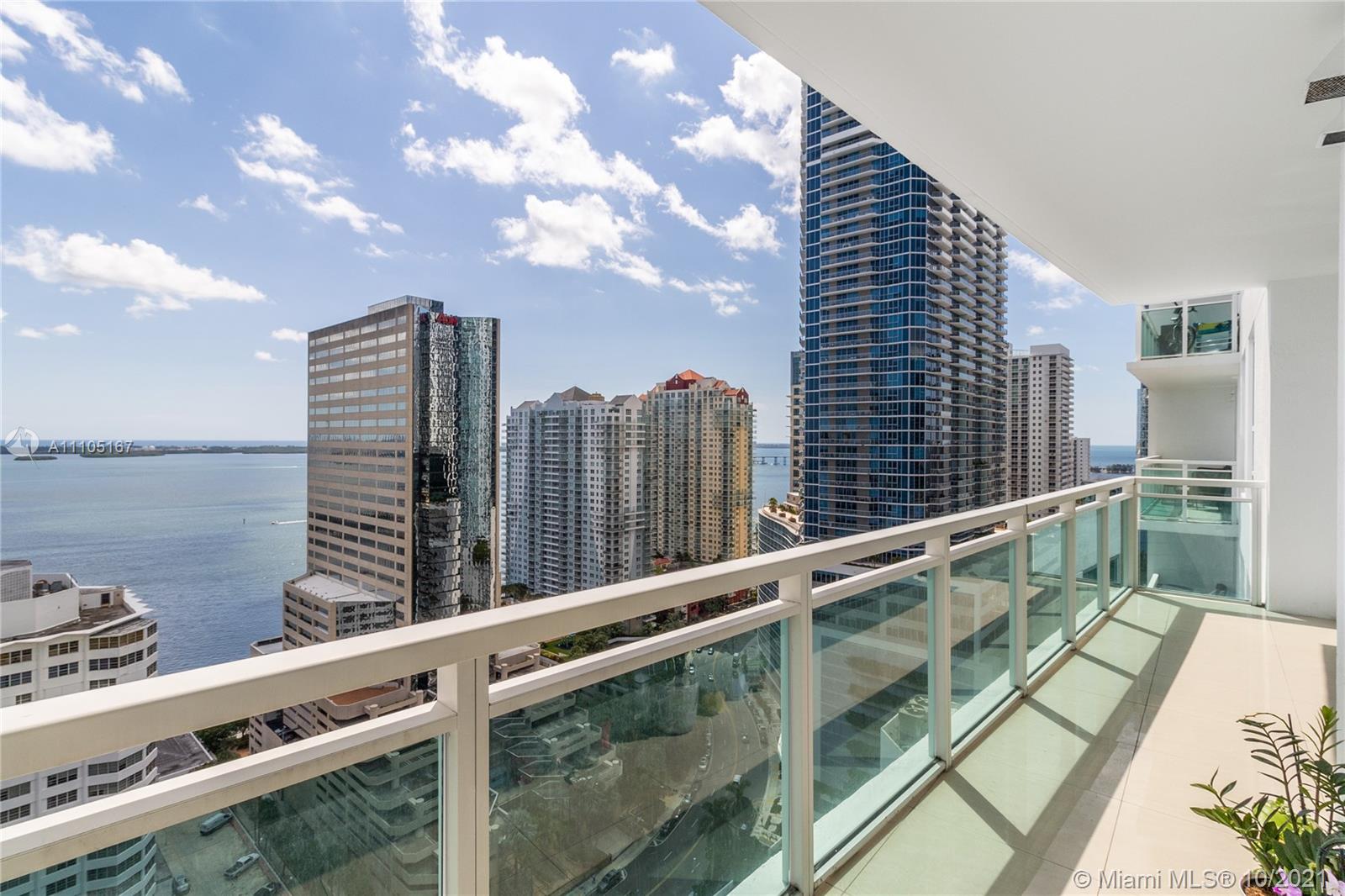 a view of balcony with city view