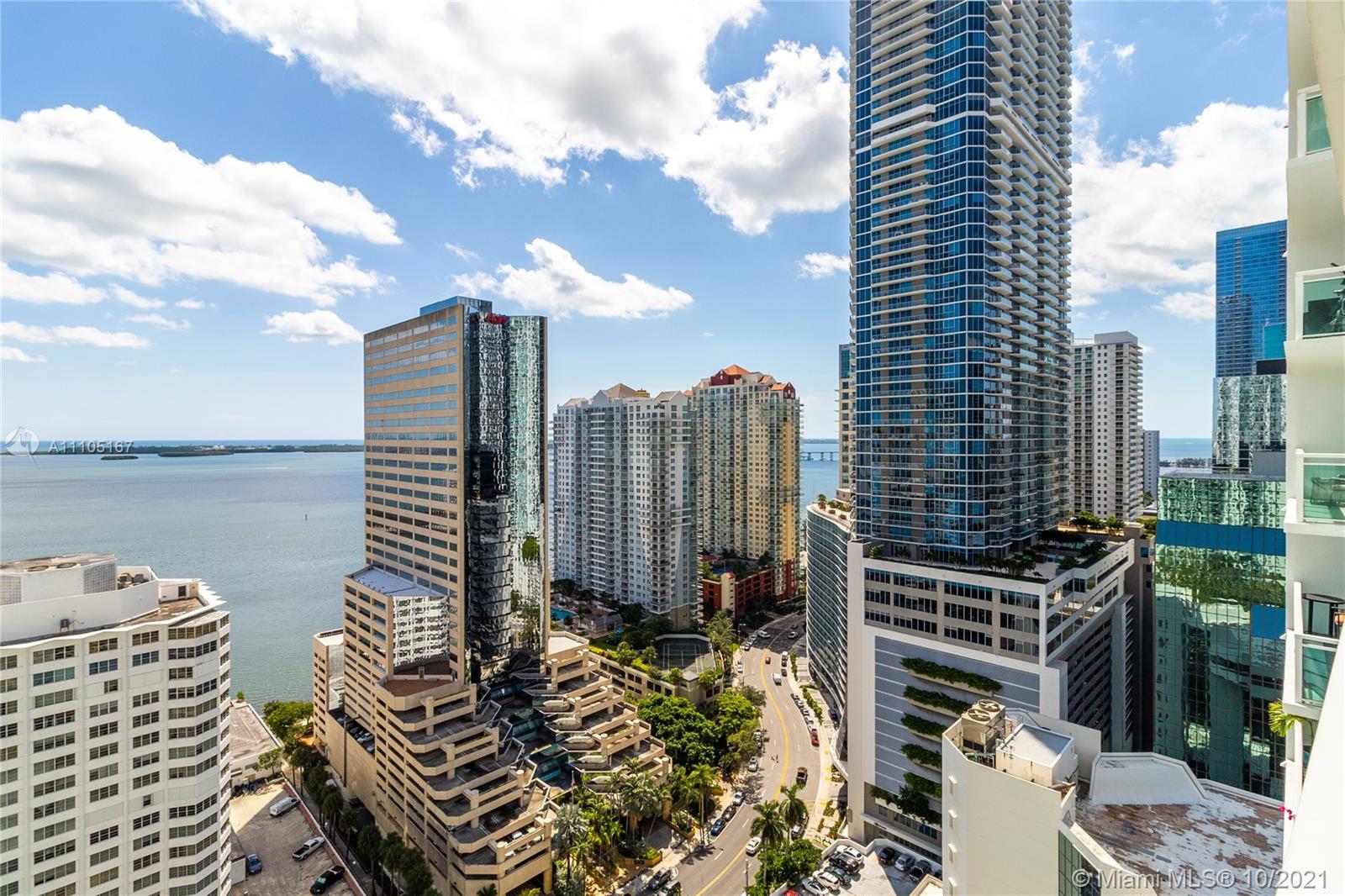 951 Brickell Avenue, Unit 2706 Miami, FL 33131 - Photo 6 of 35 a city view with tall buildings