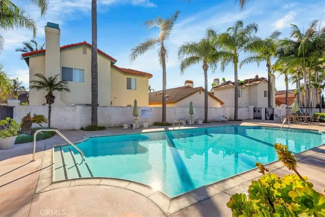 a view of a backyard with a patio