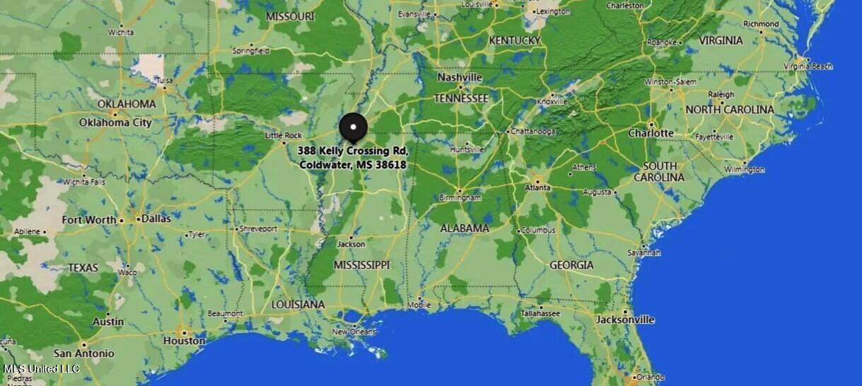 388 Kelly Crossing Road Coldwater, MS 38618 - Photo 37 of 39 Location Map 6