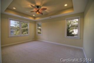 326 Third Baxter Street Fort Mill, SC 29708 - Photo 11 of 15 en empty room with windows and chandelier fan