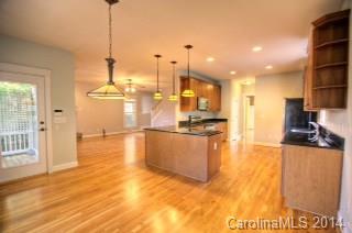 326 Third Baxter Street Fort Mill, SC 29708 - Photo 8 of 15 a view of a kitchen with kitchen island a sink stainless steel appliances and cabinets