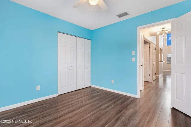 wooden floor in an empty room