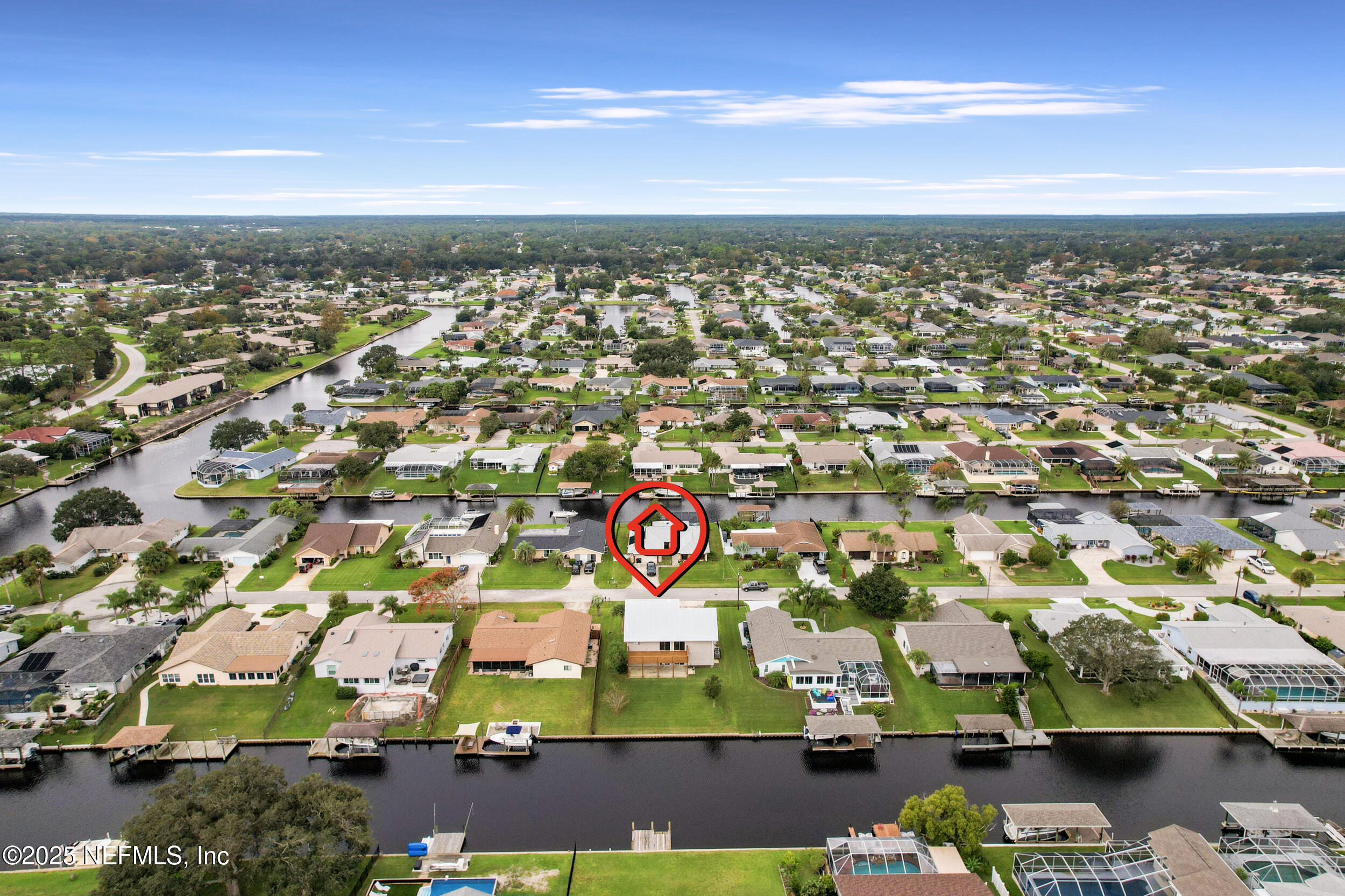 17 Clinton Court South Palm Coast, FL 32137 - Photo 4 of 44 an aerial view of residential building and parking space