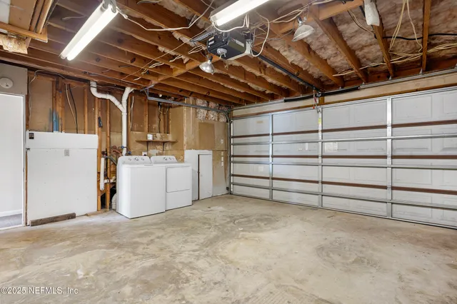 a view of a storage room