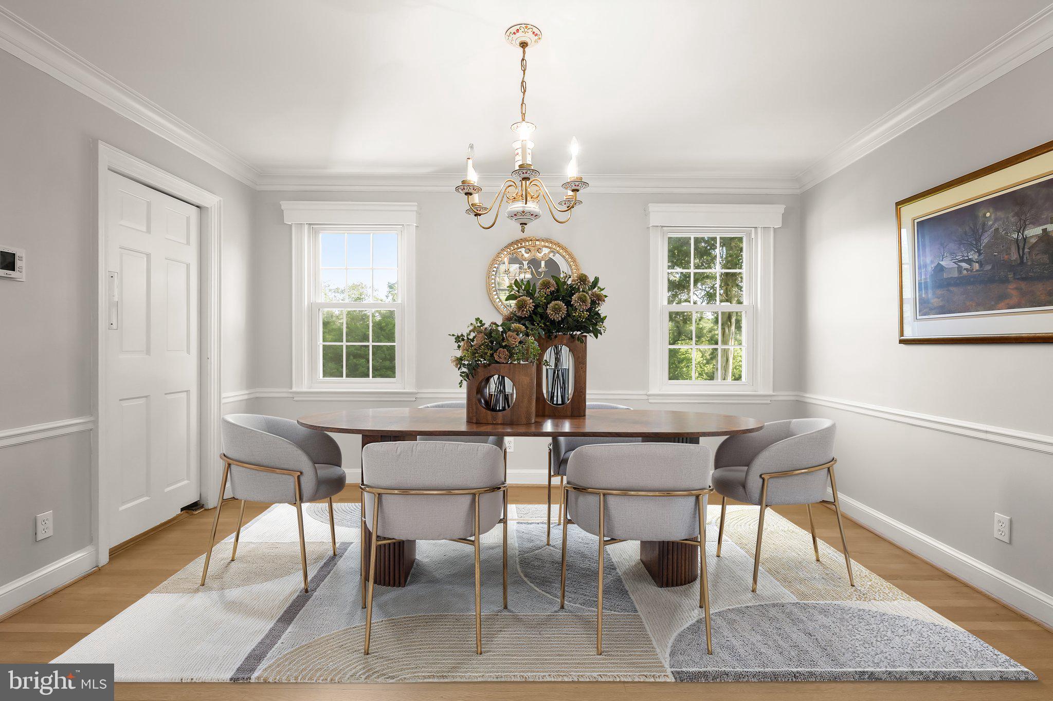 16510 Batchellors Forest Road Olney, MD 20832 - Photo 3 of 107 Dining Room Staged Using Virtual Tools