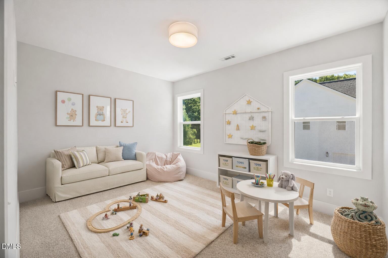 9004 Penny Road Raleigh, NC 27606 - Photo 26 of 28 Virtually Staged Bedroom 5/Playroom