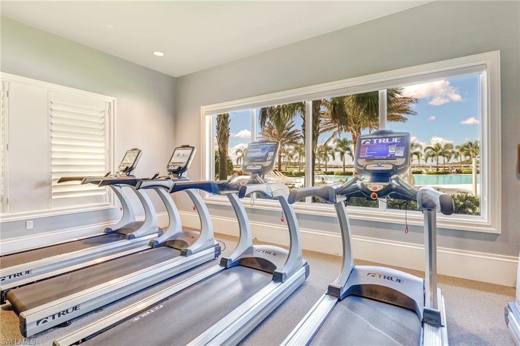 20281 Corkscrew Shores Boulevard Estero, FL 33928 - Photo 36 of 40 a view of a room with gym equipment