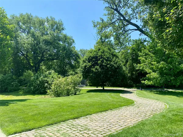 a view of a grassy field