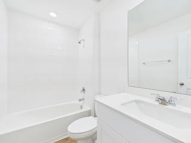 a view of backyard with cabin