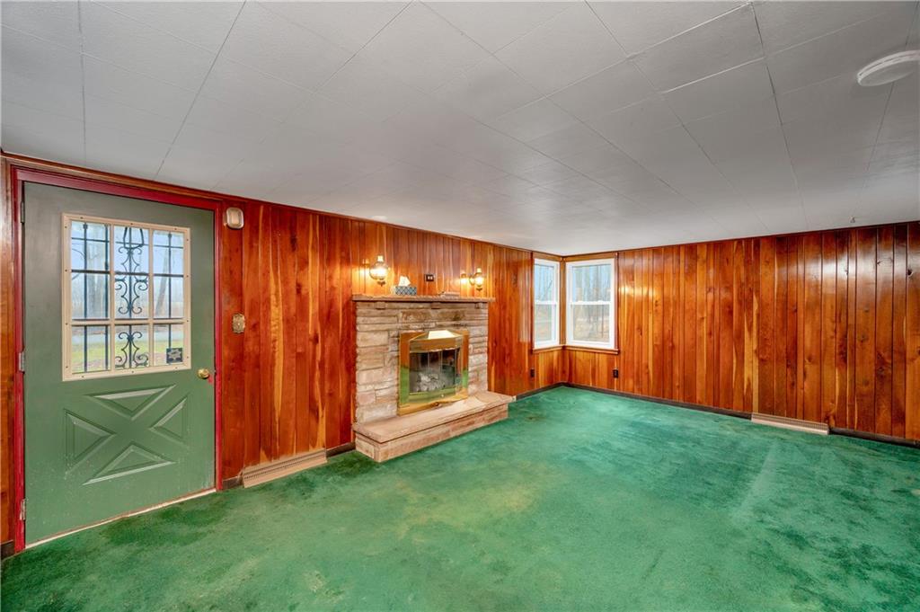 114 Hall Road Mercer, PA 16137 - Photo 14 of 36 Living room with gas fireplace