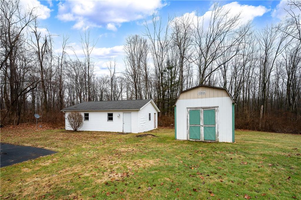 114 Hall Road Mercer, PA 16137 - Photo 8 of 36 Backyard shed and storage building