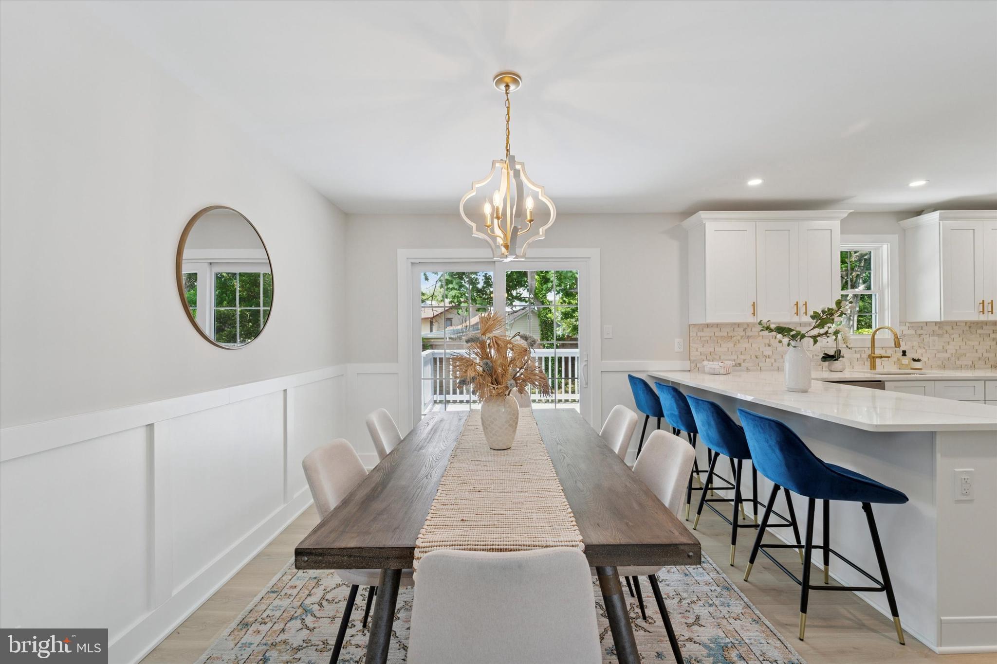 130 Walnut Avenue Pitman, NJ 08071 - Photo 7 of 35 a view of a dining room with furniture window and wooden floor