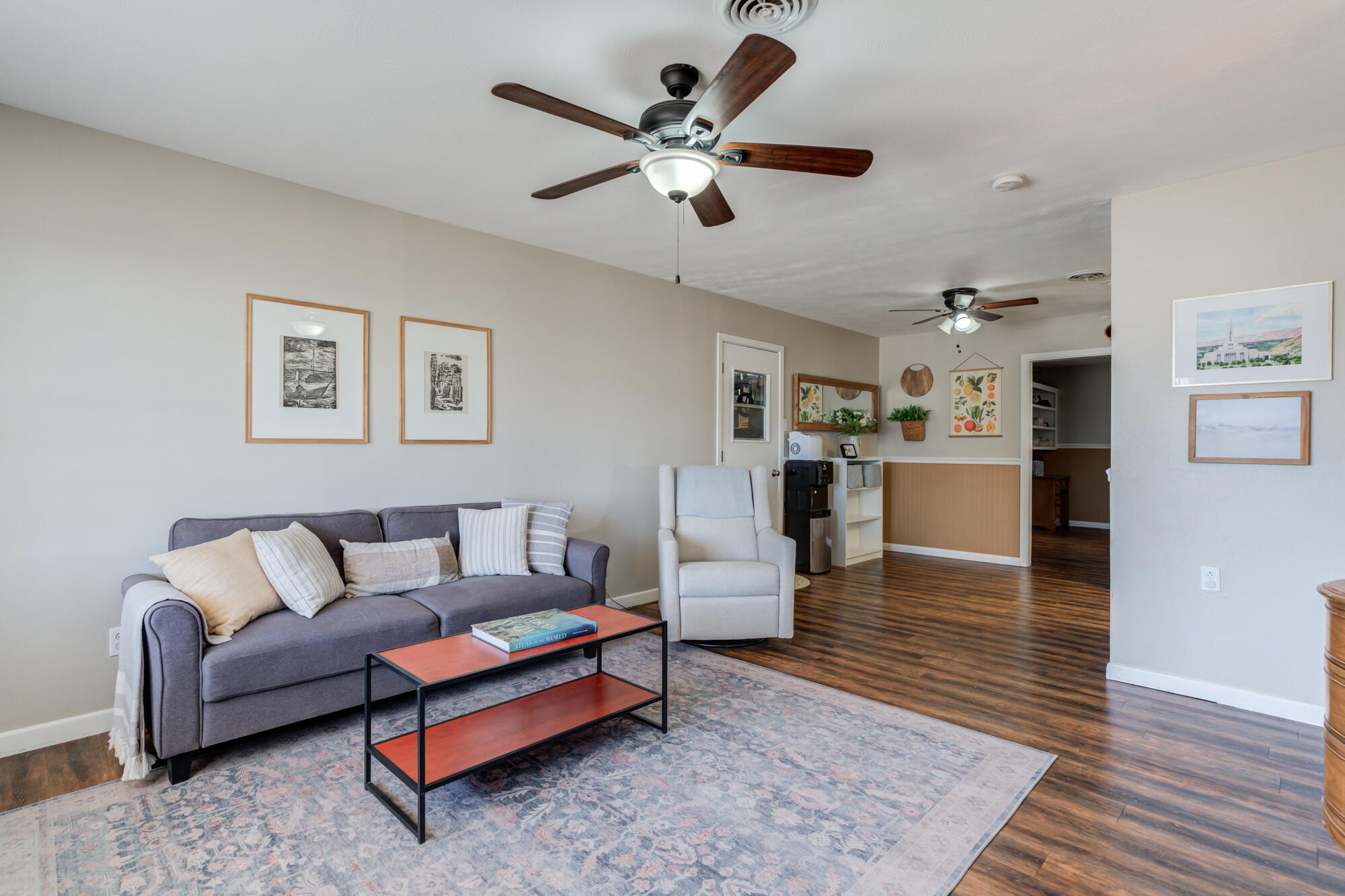 1912 69th Street Lubbock, TX 79412 - Photo 11 of 41 a living room with furniture and kitchen view