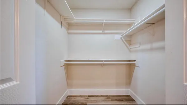 a view of walk in closet