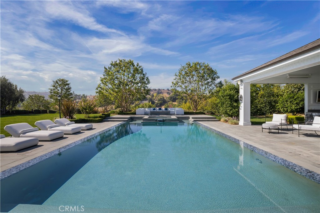 24200 Hidden Ridge Road Hidden Hills, CA 91302 - Photo 54 of 61 a view of swimming pool from a balcony