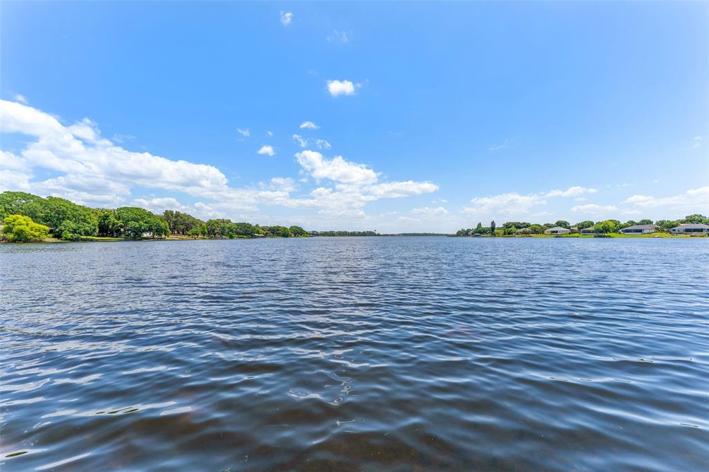 7570 Berkley Road Polk City, FL 33868 - Photo 13 of 16 a view of a lake from a yard