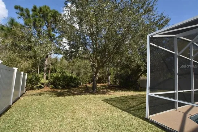 a view of backyard space