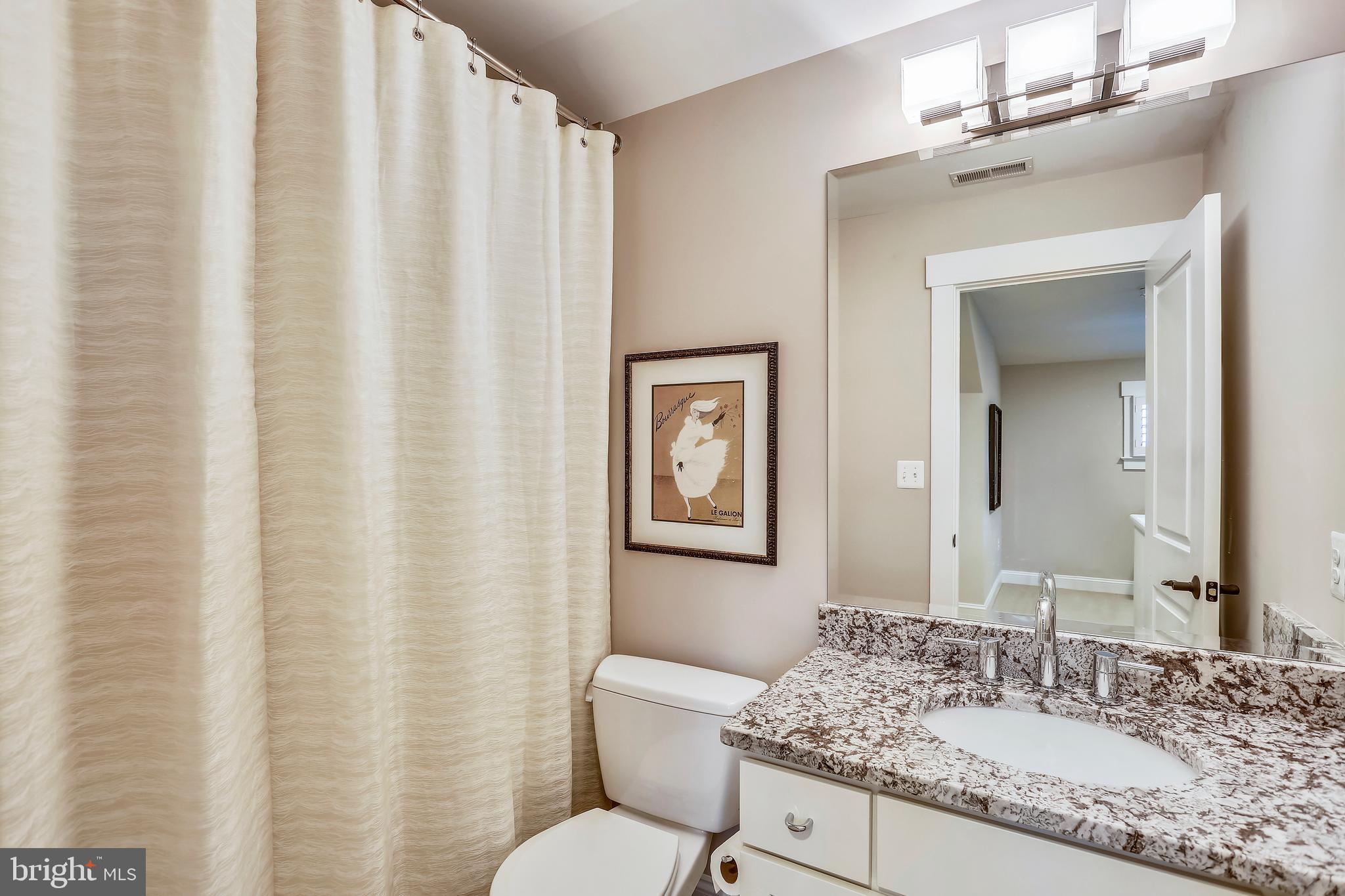 8615 Rayburn Road Bethesda, MD 20817 - Photo 41 of 59 Bathroom 4 on 3rd floor with granite