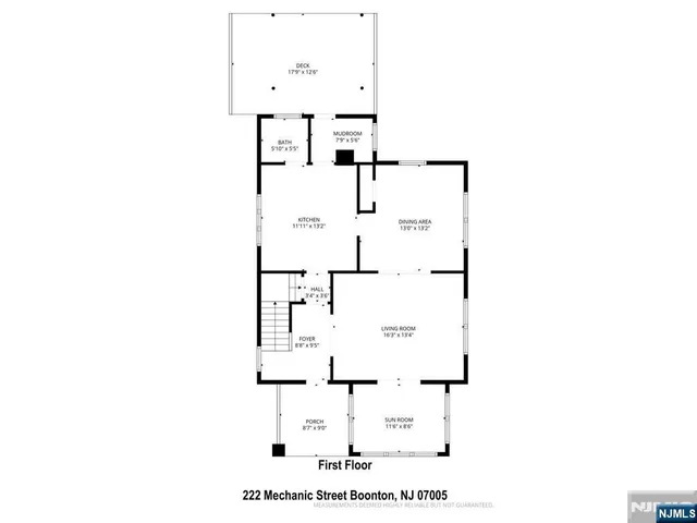 a picture of a room with a bench