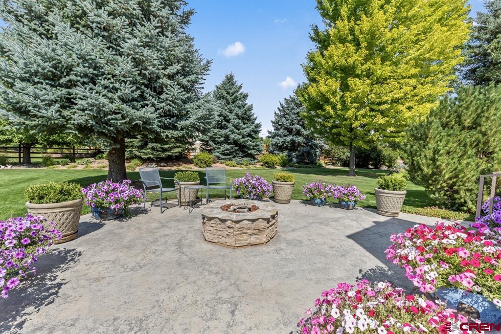 15103 6260th Road Montrose, CO 81403 - Photo 37 of 45 a garden view with a seating space